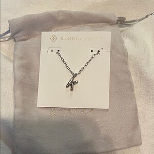 Kendra Scott Silver Initial K Necklace